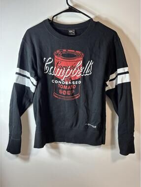 Rare VTG SPRZ NY Campbell’s Condensed Tomato Soup Andy Warhol Sweatshirt  S
